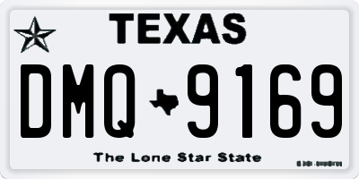 TX license plate DMQ9169