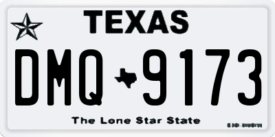 TX license plate DMQ9173