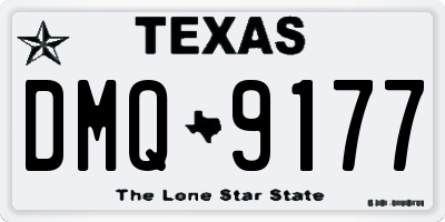 TX license plate DMQ9177