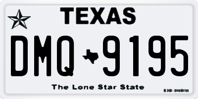 TX license plate DMQ9195