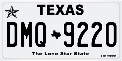 TX license plate DMQ9220