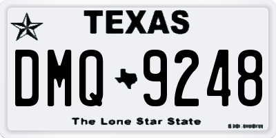 TX license plate DMQ9248