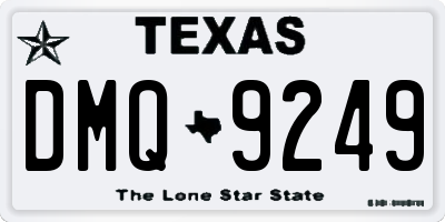 TX license plate DMQ9249