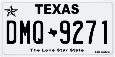 TX license plate DMQ9271