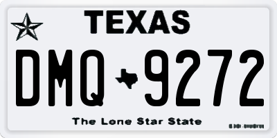 TX license plate DMQ9272