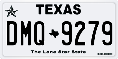 TX license plate DMQ9279