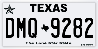 TX license plate DMQ9282