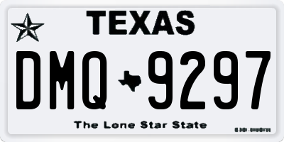 TX license plate DMQ9297