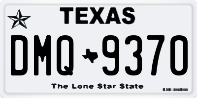 TX license plate DMQ9370