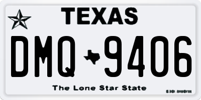 TX license plate DMQ9406