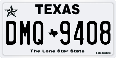 TX license plate DMQ9408