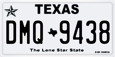 TX license plate DMQ9438