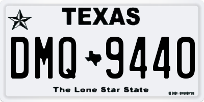 TX license plate DMQ9440