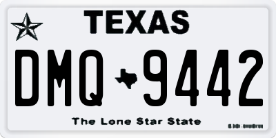 TX license plate DMQ9442