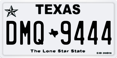 TX license plate DMQ9444