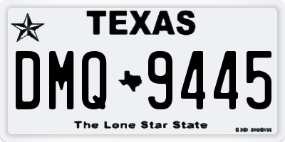 TX license plate DMQ9445