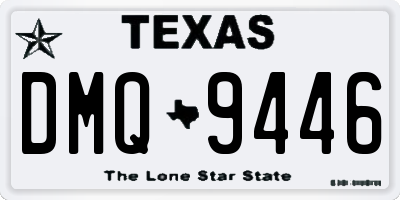 TX license plate DMQ9446