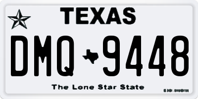 TX license plate DMQ9448