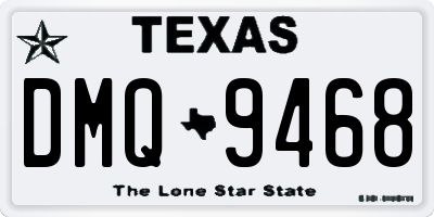 TX license plate DMQ9468