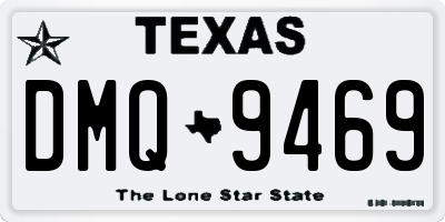 TX license plate DMQ9469