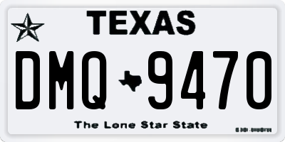 TX license plate DMQ9470