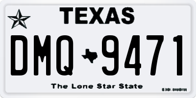 TX license plate DMQ9471
