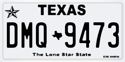 TX license plate DMQ9473