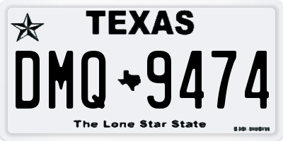 TX license plate DMQ9474
