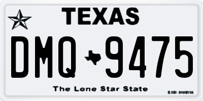 TX license plate DMQ9475