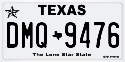 TX license plate DMQ9476