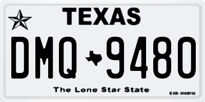 TX license plate DMQ9480