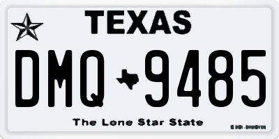 TX license plate DMQ9485