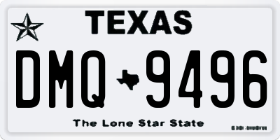 TX license plate DMQ9496