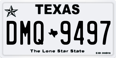 TX license plate DMQ9497