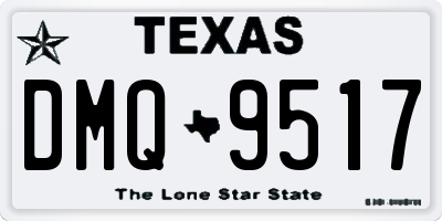 TX license plate DMQ9517