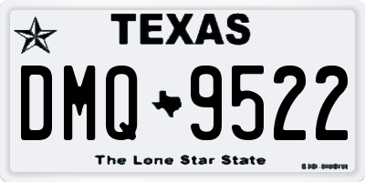 TX license plate DMQ9522