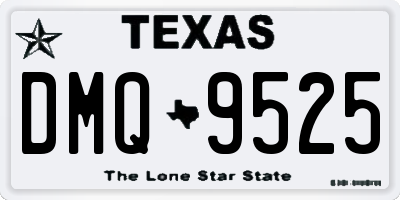 TX license plate DMQ9525