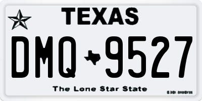 TX license plate DMQ9527