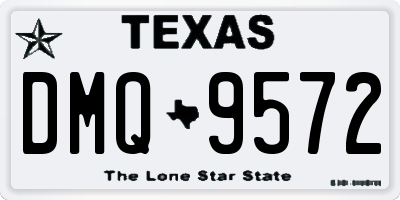 TX license plate DMQ9572