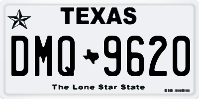 TX license plate DMQ9620