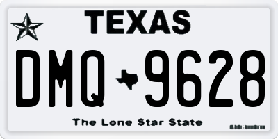TX license plate DMQ9628