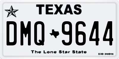 TX license plate DMQ9644
