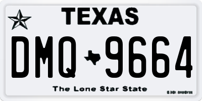 TX license plate DMQ9664