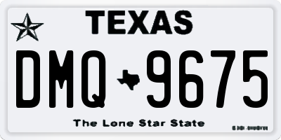 TX license plate DMQ9675
