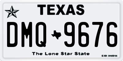 TX license plate DMQ9676