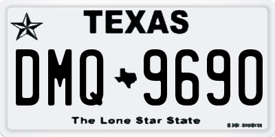 TX license plate DMQ9690