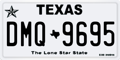 TX license plate DMQ9695