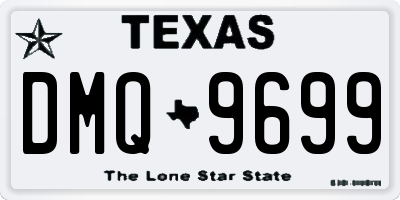 TX license plate DMQ9699