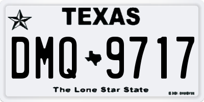 TX license plate DMQ9717
