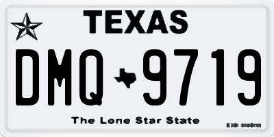 TX license plate DMQ9719